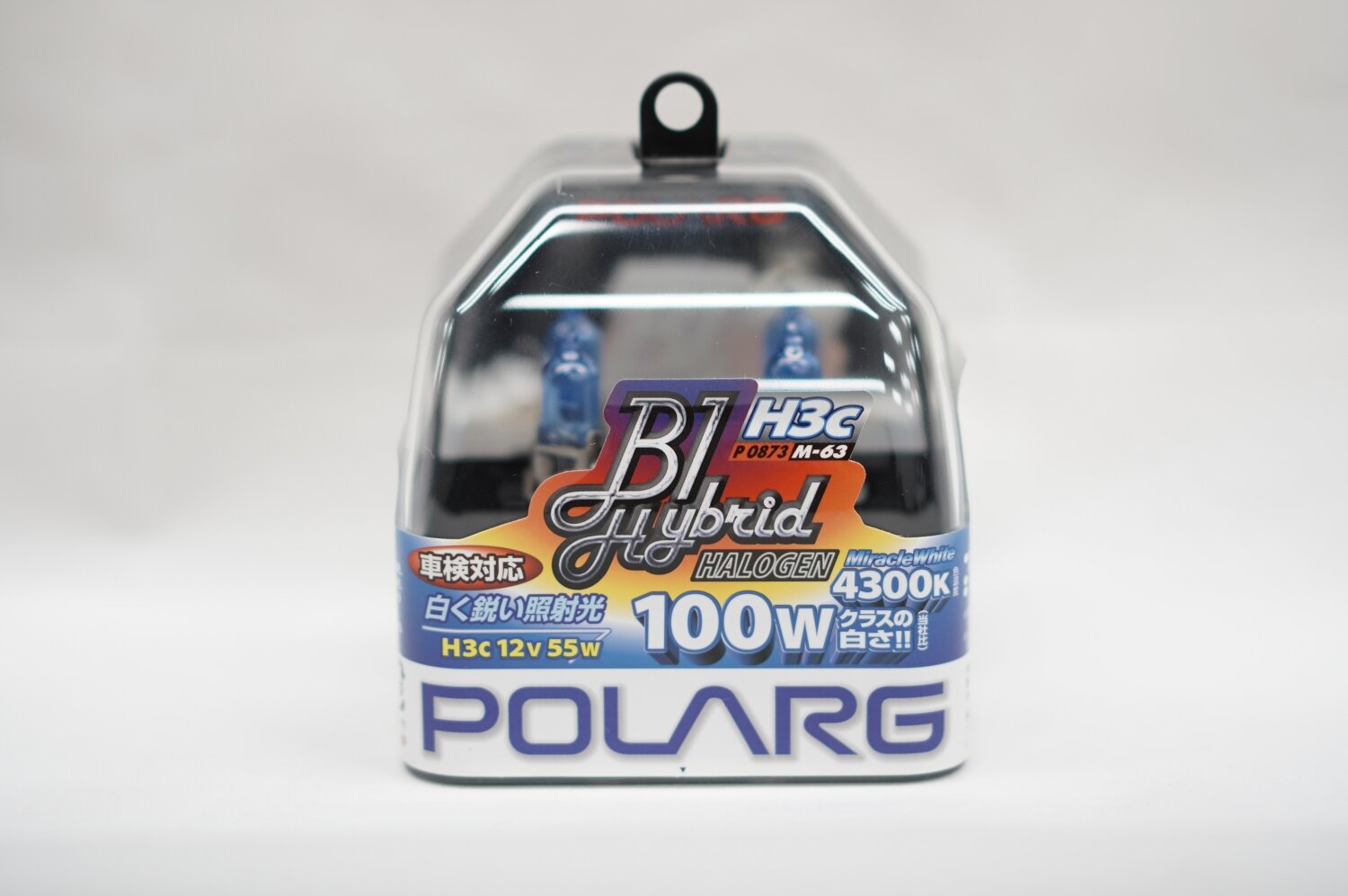 Лампы галогенные Polarg B1 Hybrid Halogen M-62 H3 12V 55W(100W) 4300K