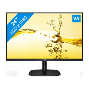 Монитор 23,8" AOC 24B2XHM2 1920x1080@75гц VA WLED 16:9 5ms D-Sub HDMI 3000:1 20M:1 178/178 250cd Tilt Black A+