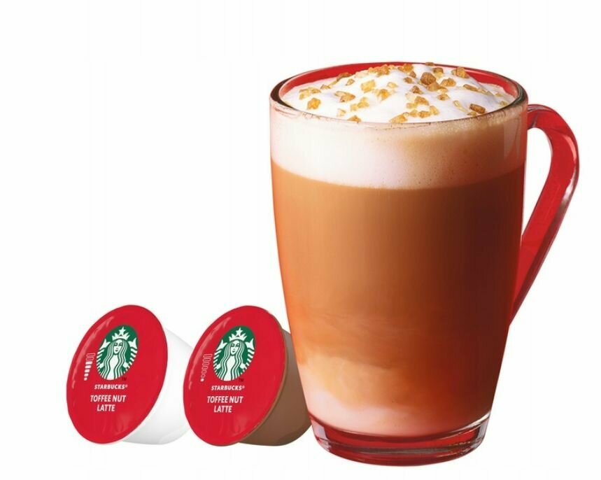 Кофе в капсулах STARBUCKS Toffee Nut Latte Limited Edition 3х12, 36 капсул - фотография № 2