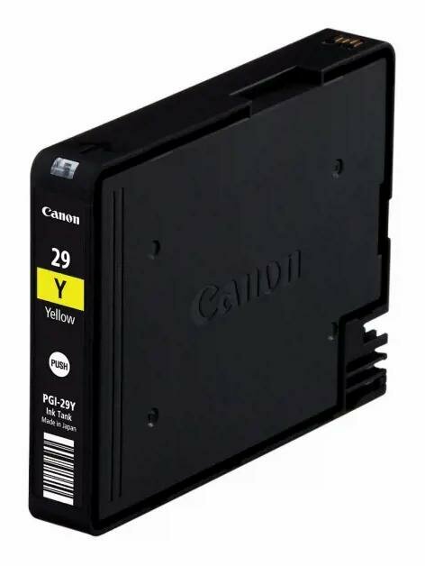 Картридж струйный Canon PGI-29 Y EUR/OCN желтый