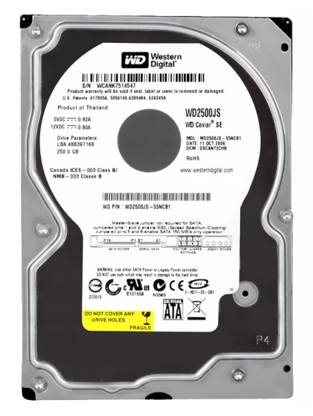 Жесткий диск Western Digital 250 ГБ WD2500JS