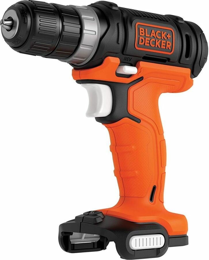 Дрель-шуруповерт Black & Decker BDCDD12USB-XJ аккум. патрон:быстрозажимной