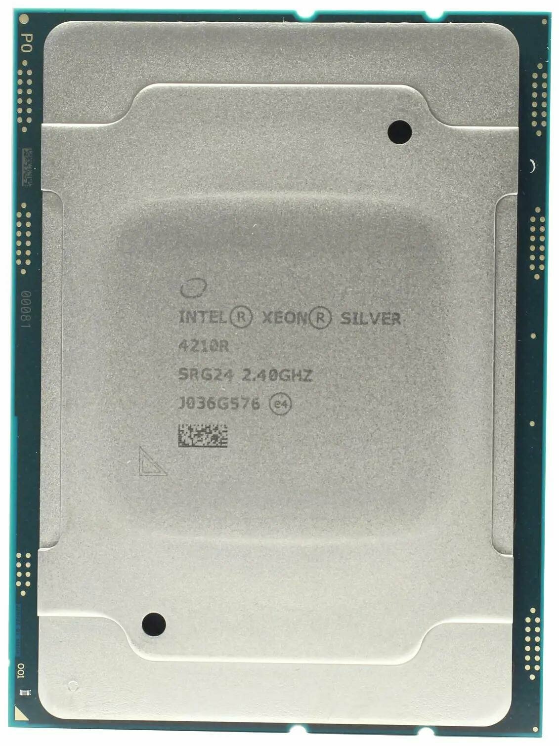 Процессор Intel Xeon Silver 4210R (2.4GHz/13.75Mb/10cores) FC-LGA3647 OEM