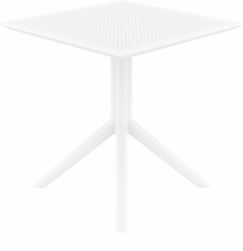 Стол пластиковый ReeHouse Sky Table 70 Белый - фотография № 5