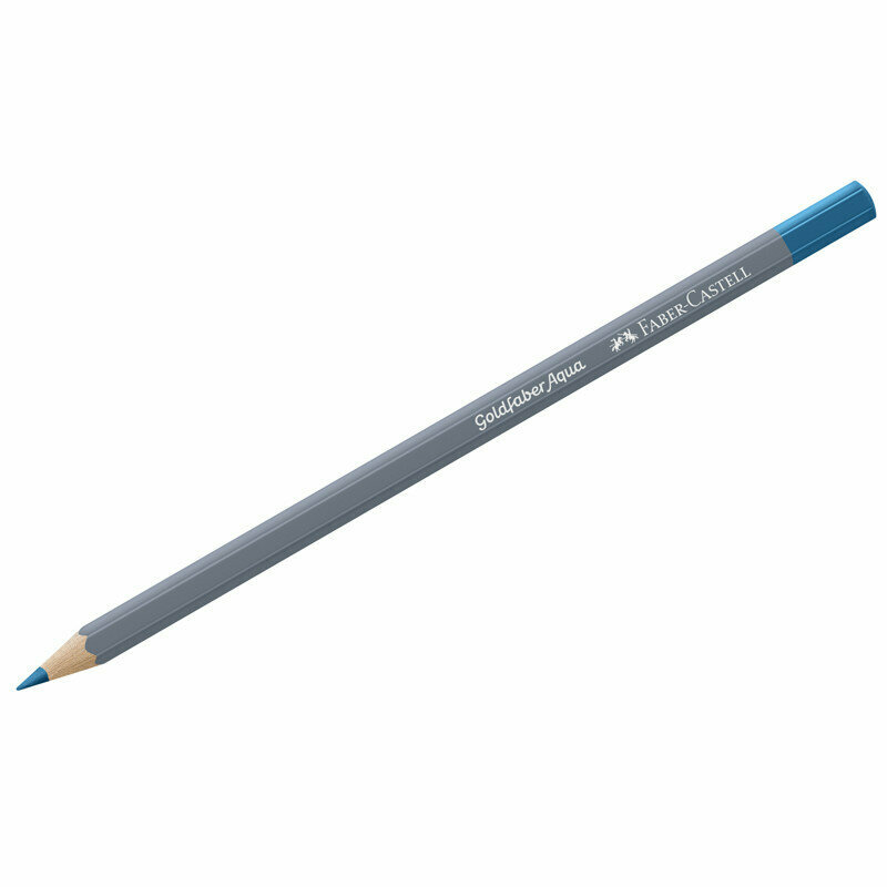 Карандаш акварельный художественный Faber-Castell "Goldfaber Aqua", цвет 153 кобальтовый бирюзовый, 341120