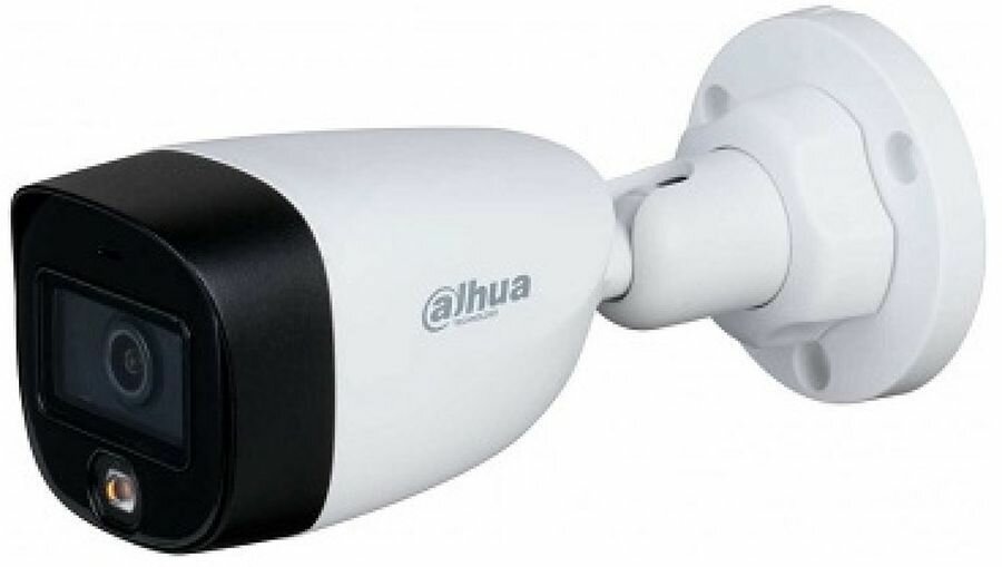 Камера видеонаблюдения аналоговая Dahua DH-HAC-HFW1209CLP-LED-0360B-S2 3.6-3.6мм HD-CVI HD-TVI цв. корп: белый