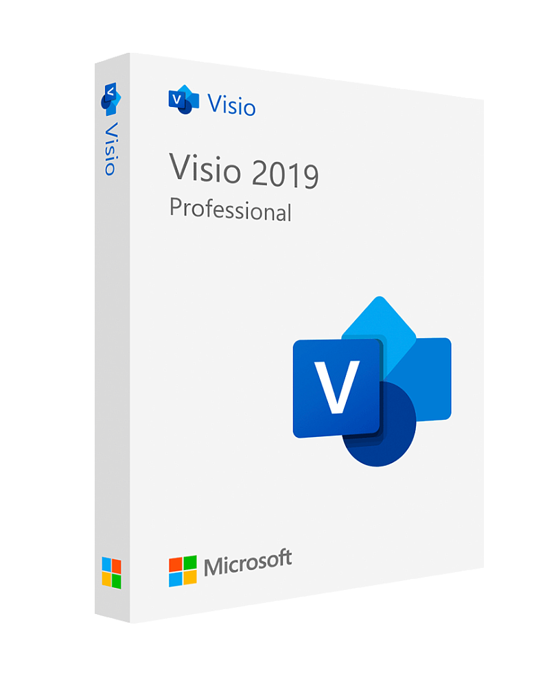 Microsoft Visio 2019 Professional (ключ активации / бессрочная версия / русский язык)