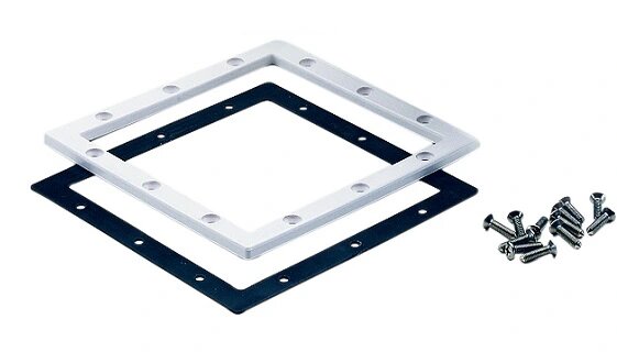 Фланец + уплотнения донного слива AstralPool (00273) 210х210 мм, цена - за 1 шт