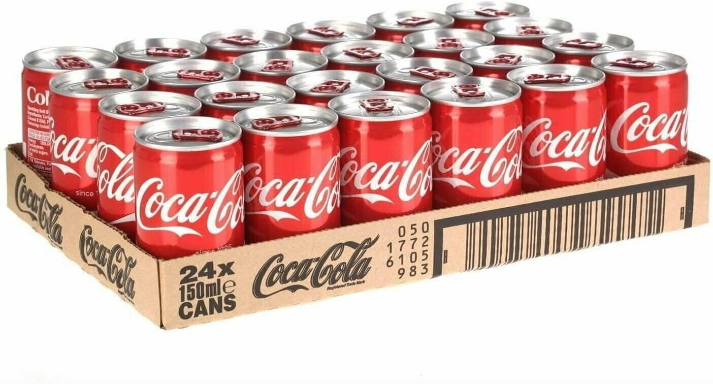 Газированный напиток Coca-Cola, (Англия), (24 шт. x 150 мл)