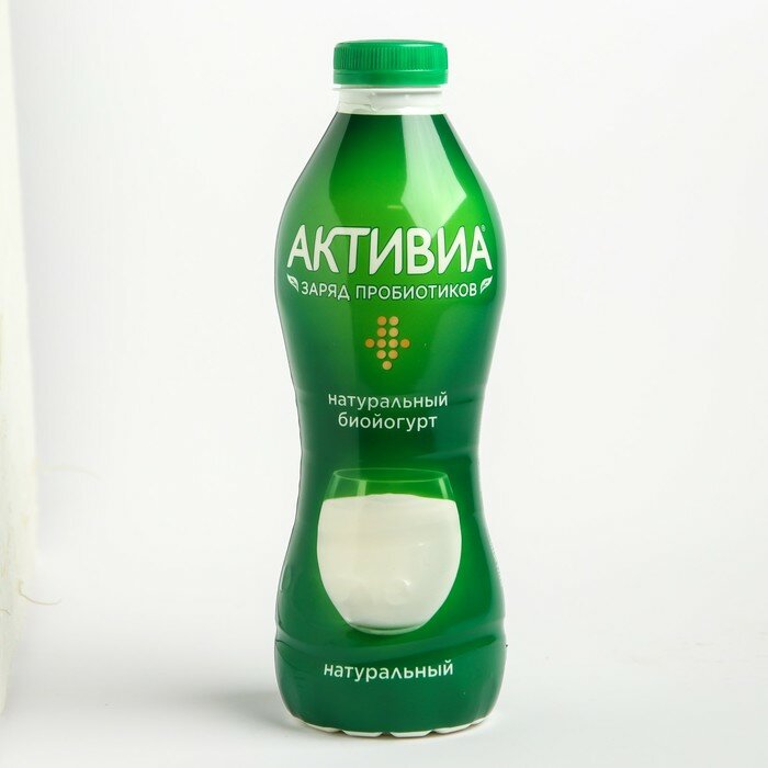 Биойогурт ACTIVIA питьевой 1,8% 870г бут - фотография № 1