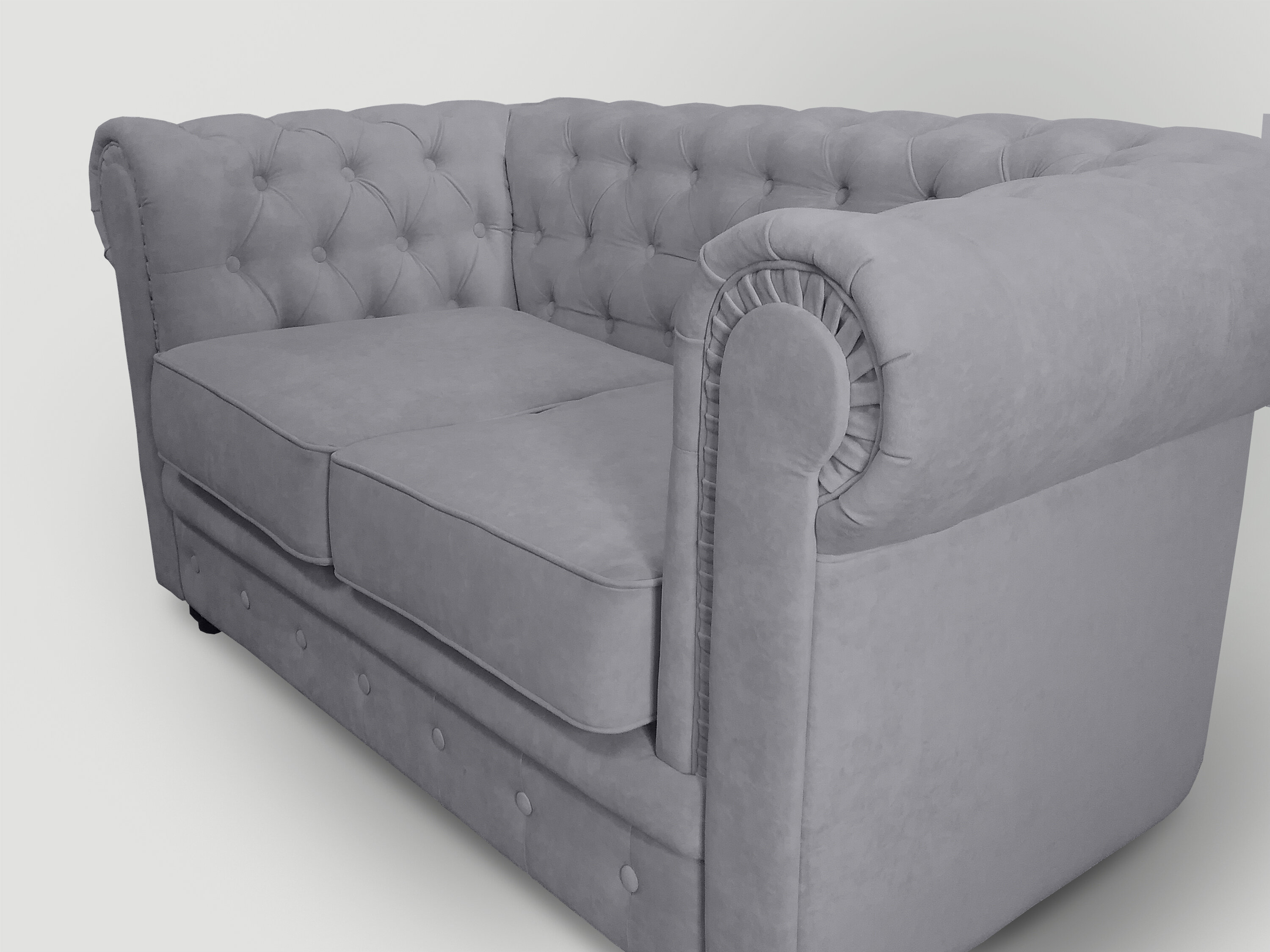 Прямой диван "Честер" без раскладушки Velutto 12 - фотография № 3