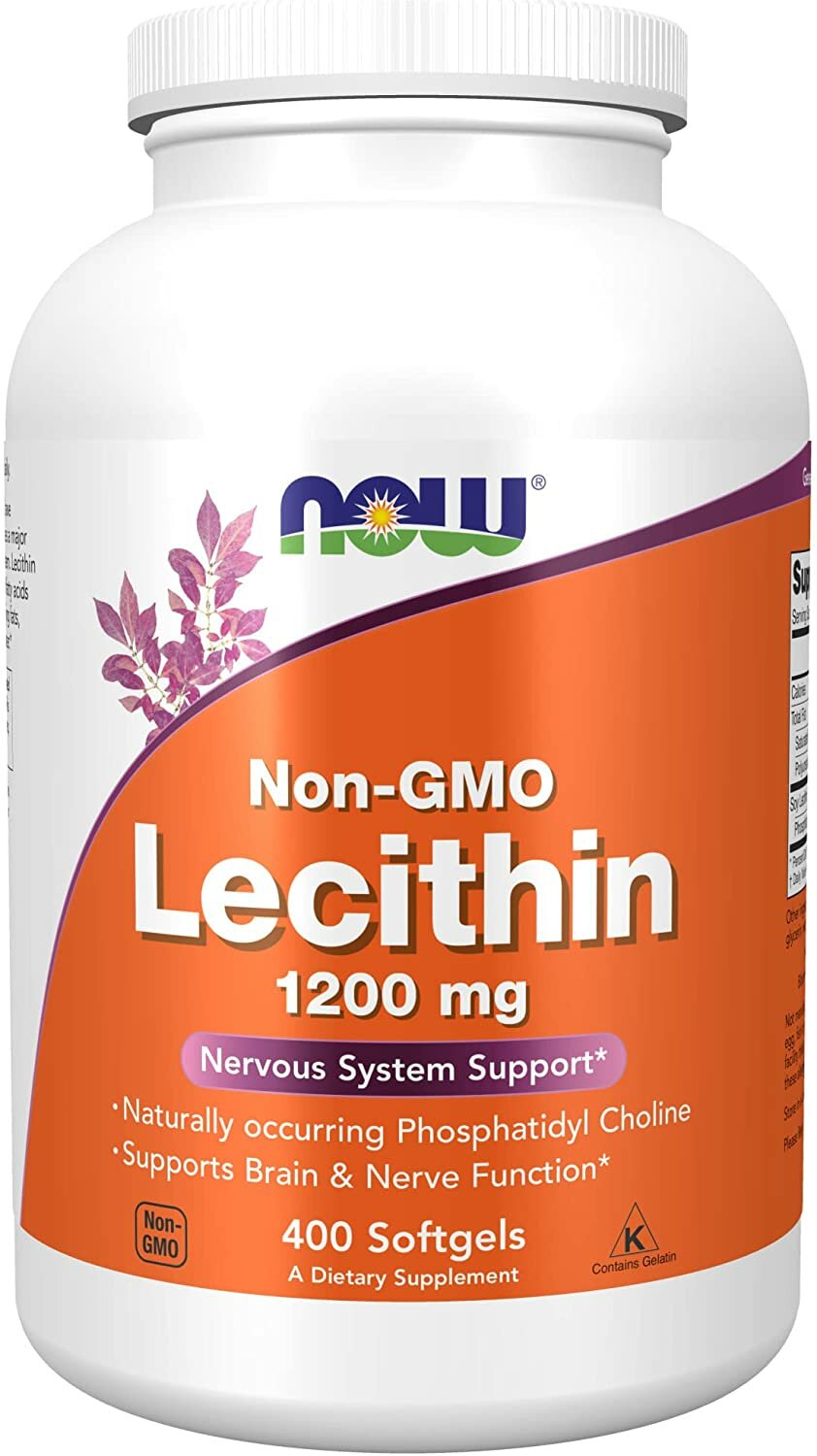 NOW Lecithin 1200 mg, 400 .