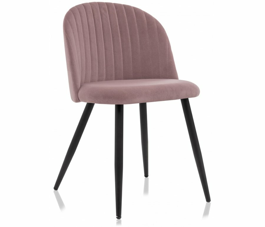 Стул на металлокаркасе Woodville Gabi 1 light purple / black