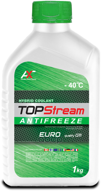 Антифриз Topstream Euro G11 1 Л TOPStream арт. ATSE00001