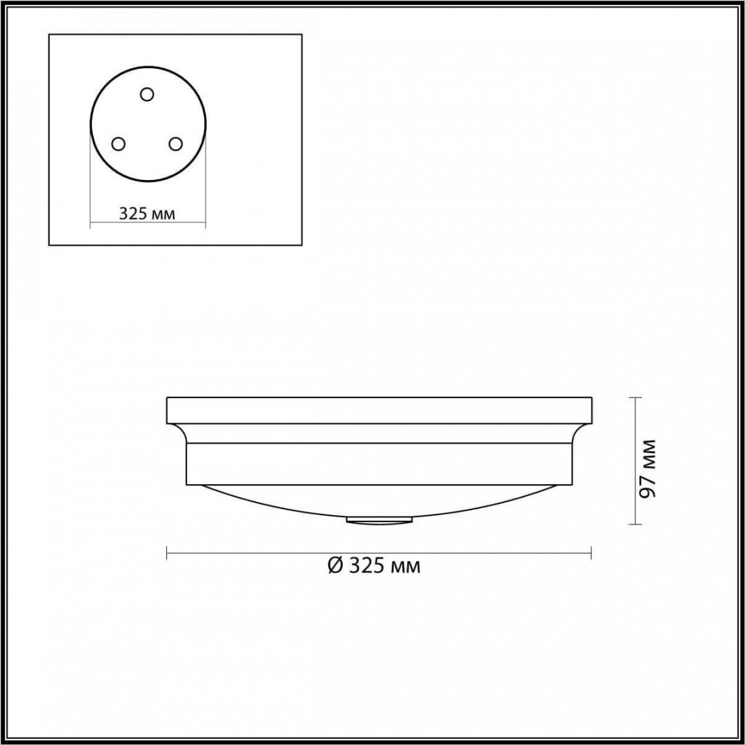 Odeon Light Настенно-потолочный светильник Odeon Light Marsei 4825/3C