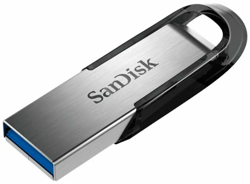 Флеш-накопитель Sandisk USB Flash Ultra Flair 3.0 128 Gb металл серебро