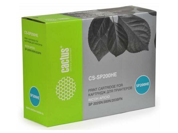 Картридж Cactus CS-SP200HE для Ricoh SP 202SN 200N 203SFN черный 2600стр