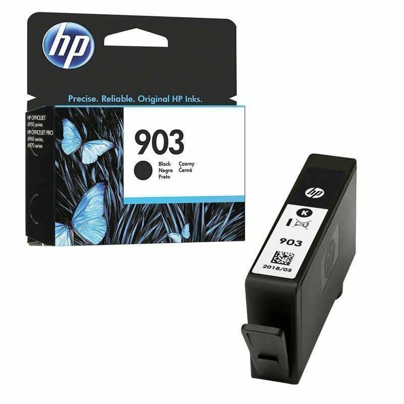 Картридж струйный HP (T6L99AE) OfficeJet 6950/6960/6970, №903, черный, ресурс 300 стр, оригинальный