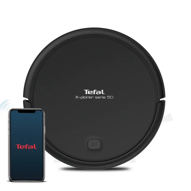 Робот-пылесос 4в1 Tefal X-plorer Serie 50 RG7365WH, черный