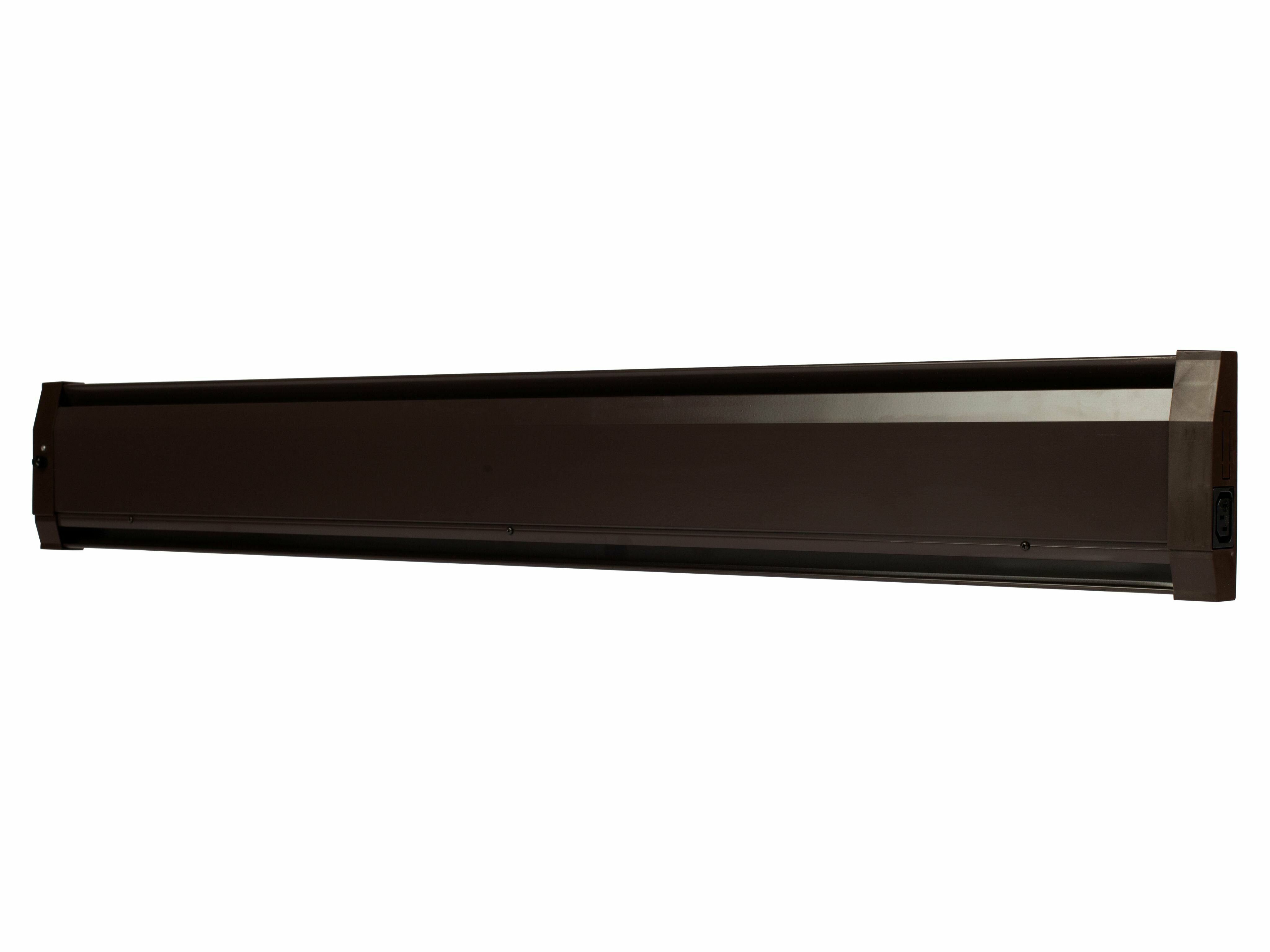 Плинтусный обогреватель Mr.Tektum Smart-Roll 800Вт 2,1м темно-коричневый подключение слева - фотография № 3