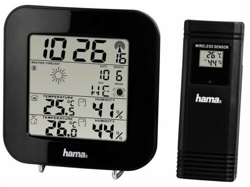 Цифровая метеостанция HAMA EWS-200 черный
