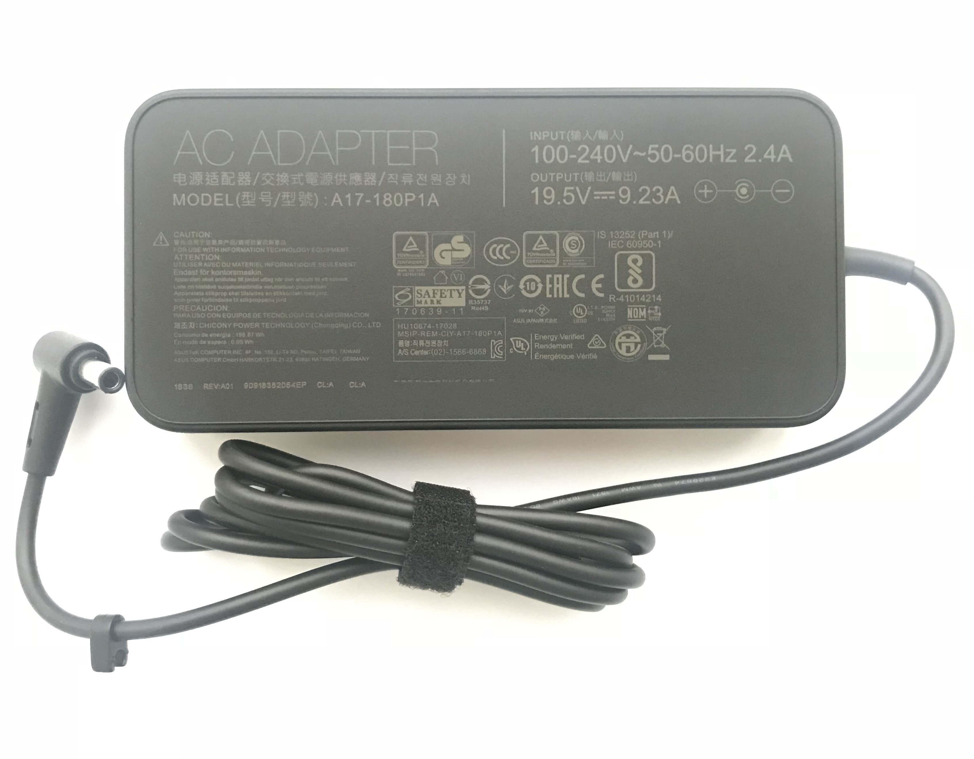 A17-180P1A Адаптер блок питания для ноутбука Asus A17-180P1A ADP-180UB B 19.5V-9.23A 180W