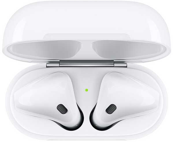 Гарнитура вкладыши Apple AirPods with Charging Case белый беспроводные bluetooth (в ушной раковине)