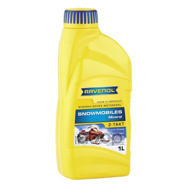 Масло Моторное Ravenol Snowmobiles Mineral 2-Takt Минеральное 1 Л 4014835729513 Ravenol арт. 4014835729513