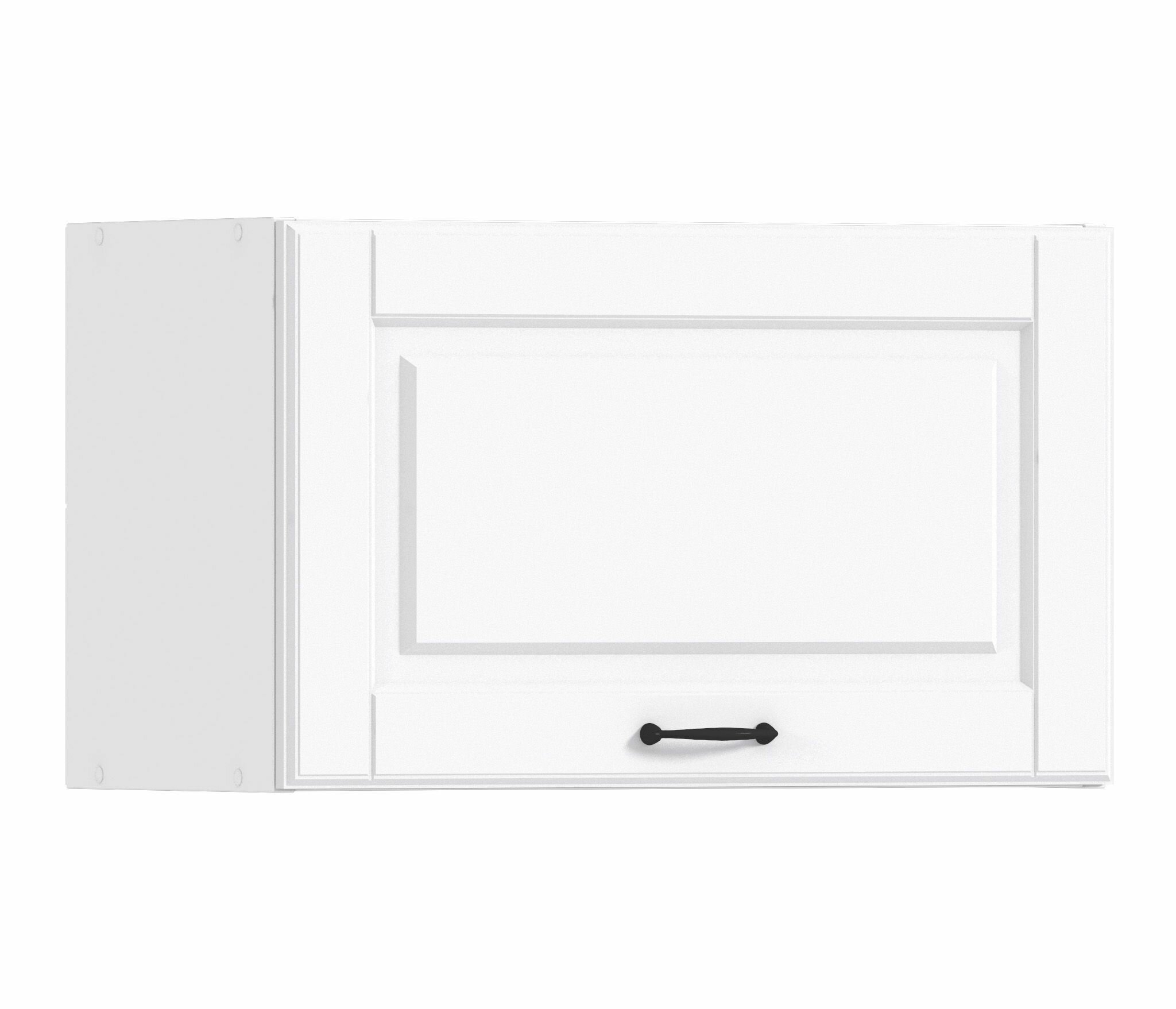 Кухонный модуль навесной шкаф горизонтальный столплит Регина РП-250 Белый/Белый матовый 50х36х28 см