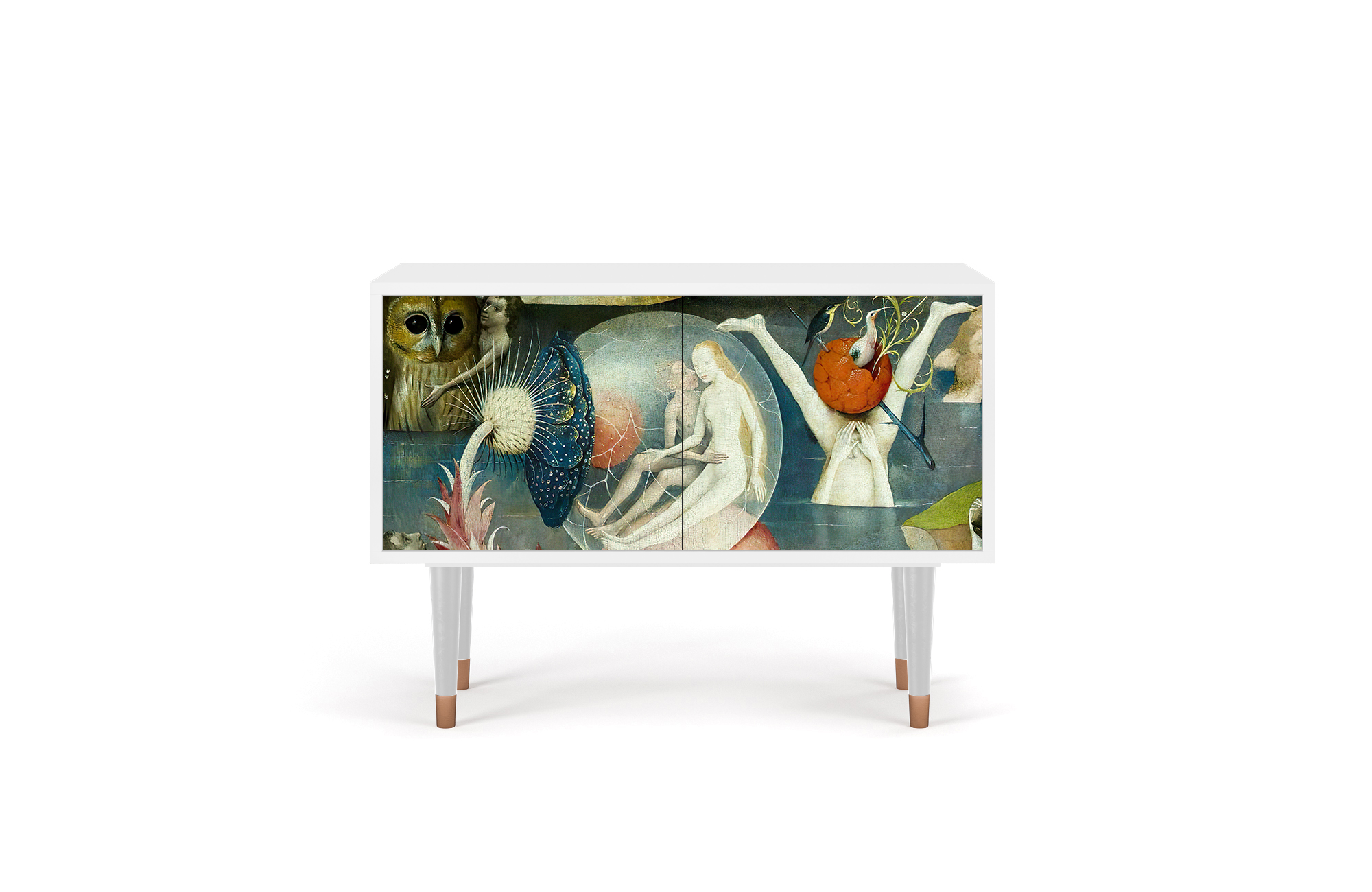 Комод - STORYZ - S1 The Garden Of by Hieronymus Bosch, 93 x 69 x 48 см, Белый - фотография № 2