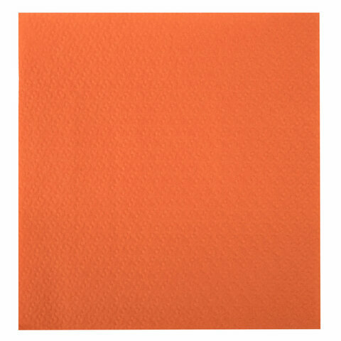 Салфетки бумажные 400 шт., 24х24 см, "Big Pack", оранжевые, 100% целлюлоза, LAIMA, 114729 - фотография № 2