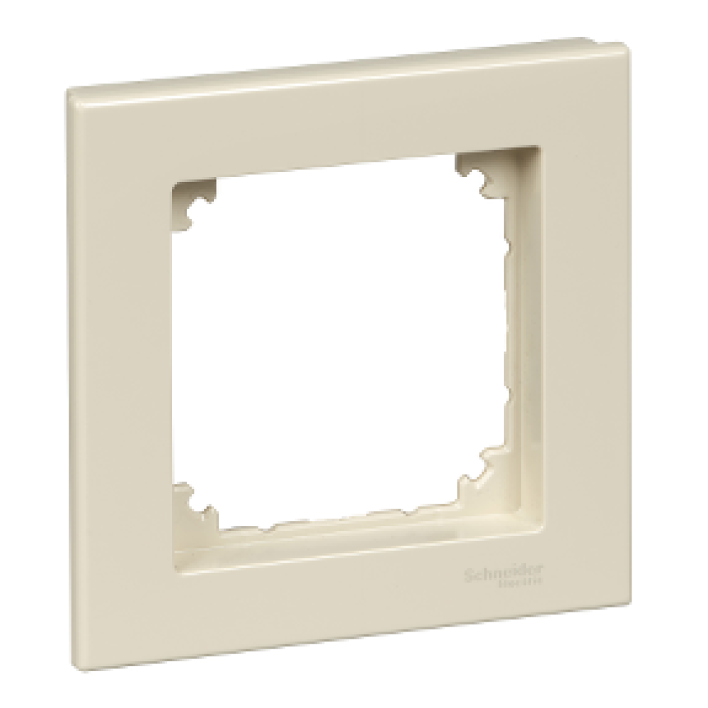 Рамка 1-постовая M-Plan Merten System M Schneider Electric бежевый MTN5151442