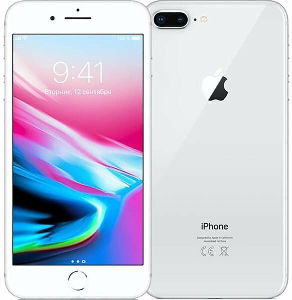 Смартфон Apple iPhone 8 Plus 64 ГБ, 1 SIM, серебристый