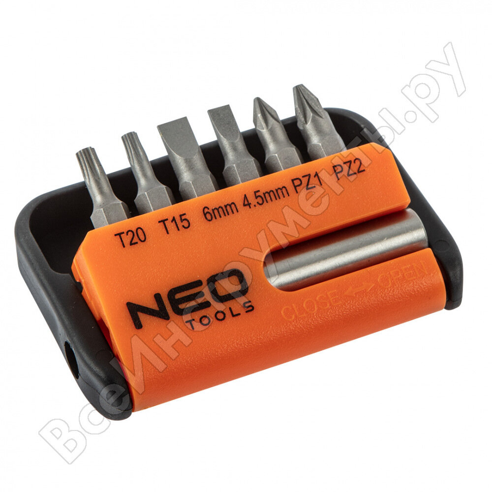 фото NEO Tools Насадки с держателем, набор 7 шт 06-101