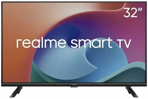 Телевизор Realme TV 32 черный, 1366x768, Android 9.0, Smart TV