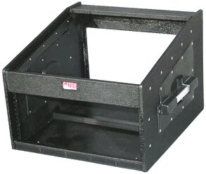 GATOR GRCW-10X4 - рэковый кейс, 10U верх, 4U низ, дерево, черный, со съемным чехлом