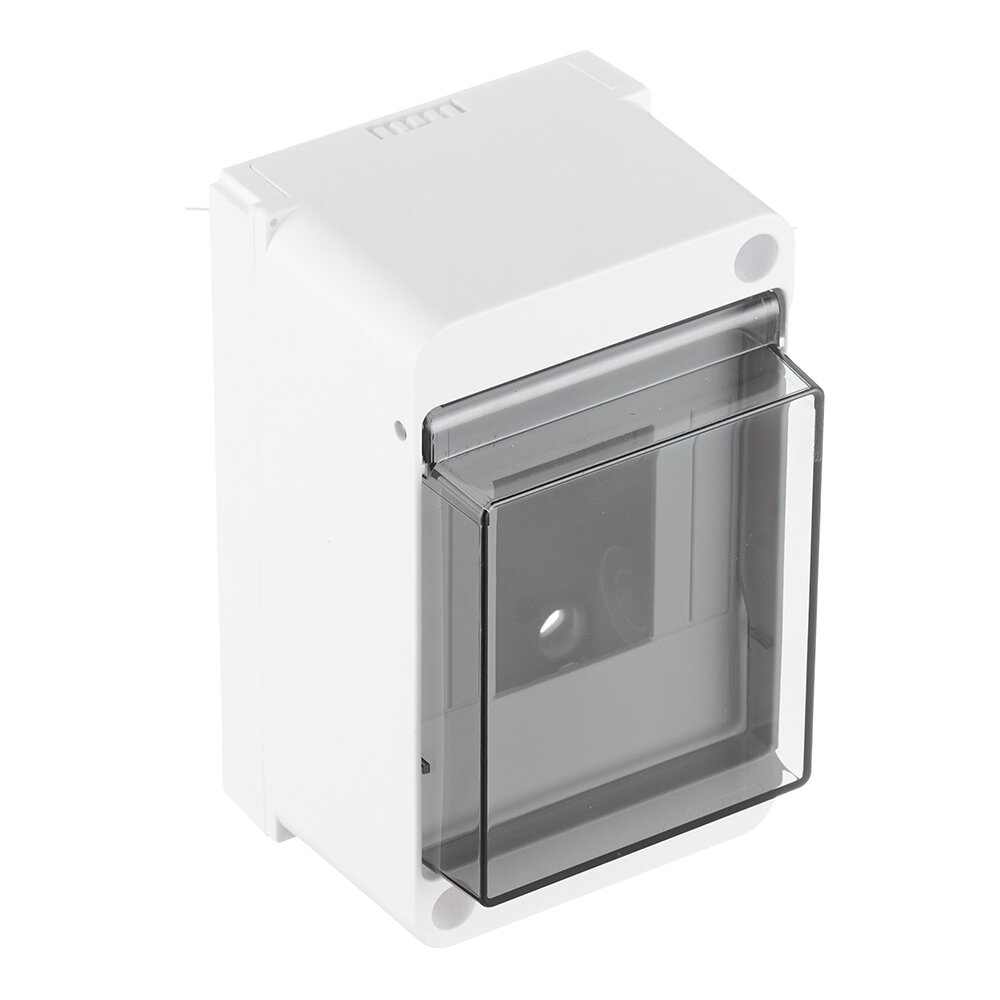 Щит распределительный навесной Systeme Electric Easy9box пластиковый IP40 140х85х87 мм 4 модуля прозрачная дверь