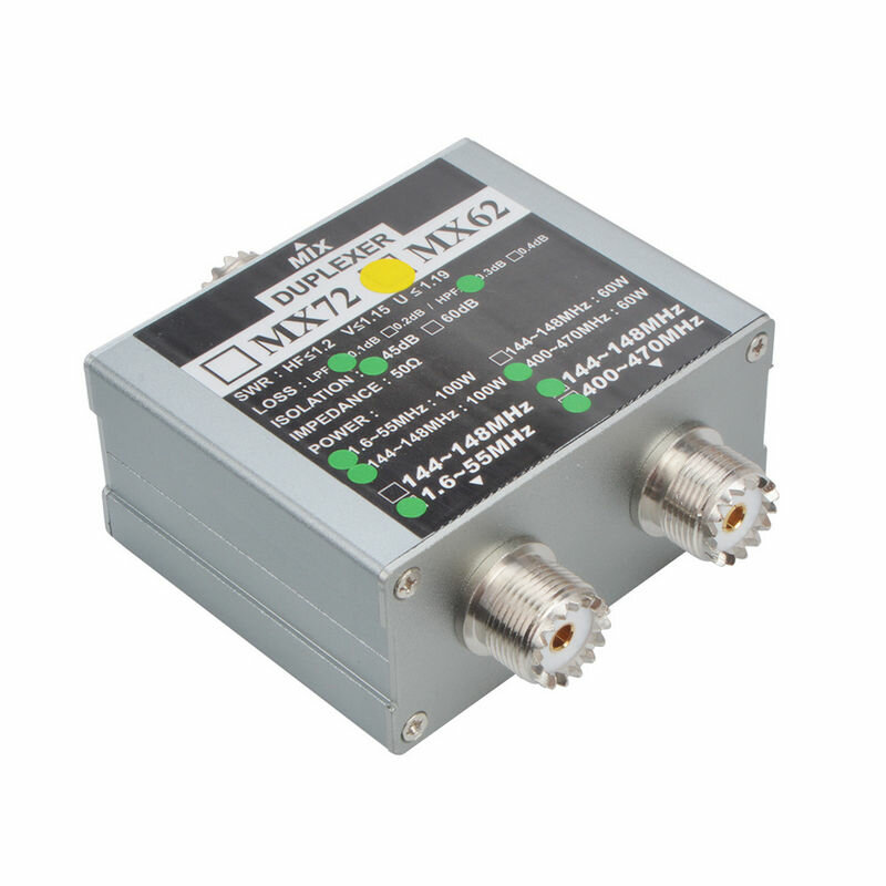 Дуплексный фильтр МХ62 VHF/UHF (16-65/144-148/400-470 Мгц)