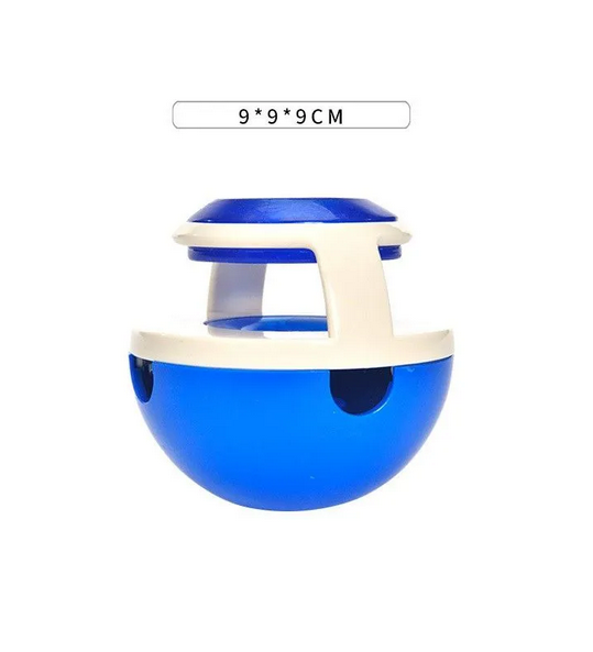Интерактивная игрушка для животных Rolinns TY01, неваляшка цвет голубой, игрушка для лакомств