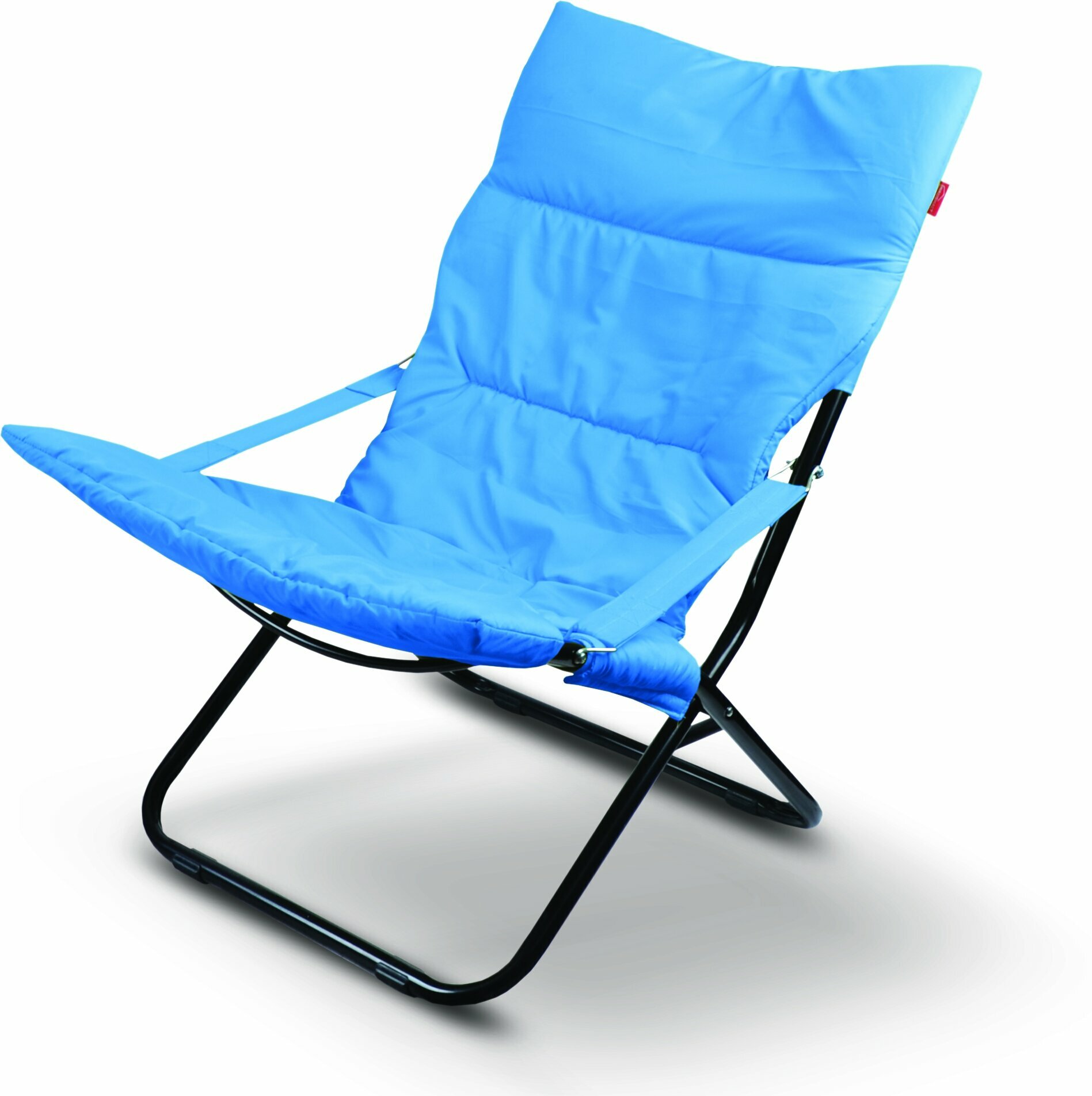 Кресло-шезлонг 85х64х86 см металл синий - фотография № 1