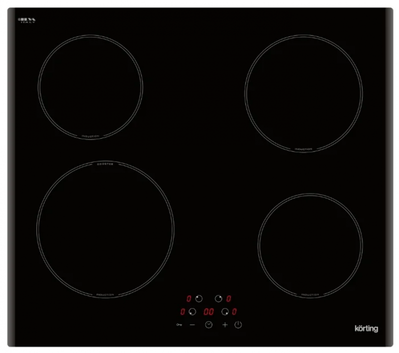 Индукционная варочная панель Korting HI 64013 B (чёрный)