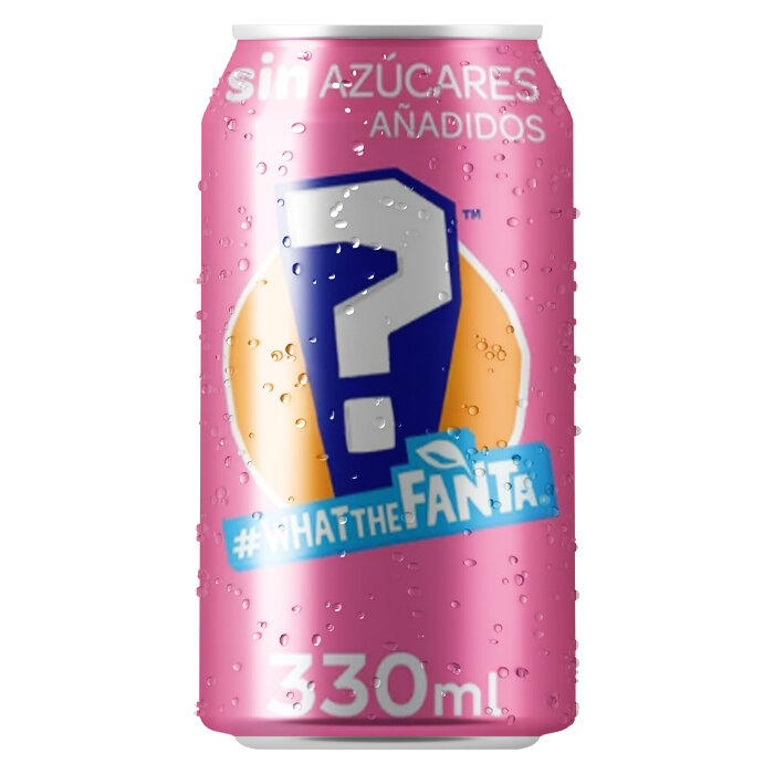 Газированный напиток Fanta WTF с секретным вкусом (без сахара) (Испания), 330 мл (3 шт) - фотография № 3