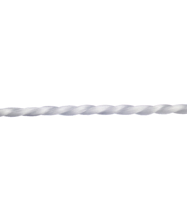 шнур крученый 2 мм, 100 м, полипропилен, белый Стройбат - фото №1