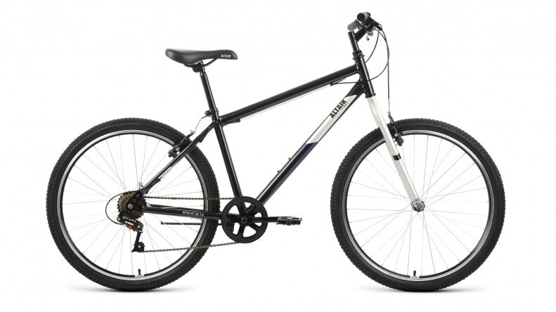 Велосипед горный FORWARD ALTAIR MTB HT 26 1.0 2022 RBK22AL26103, черный/серый