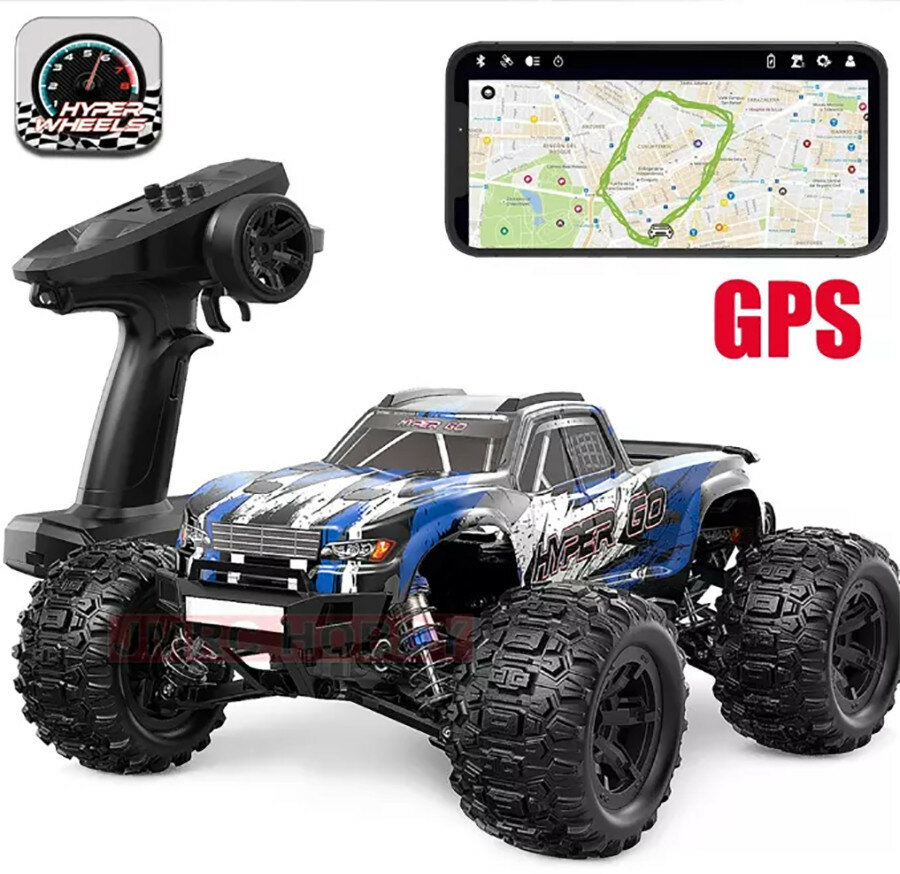 Радиоуправляемый джип MJX Hyper Go 4WD LED GPS 1:16 2.4G - MJX-H16H-1 (MJX-H16H-1)