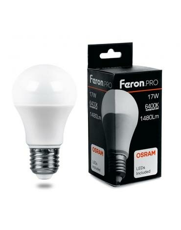 Feron LB-1020 Лампа светодиодная Шар E27 20W 4000K 38042