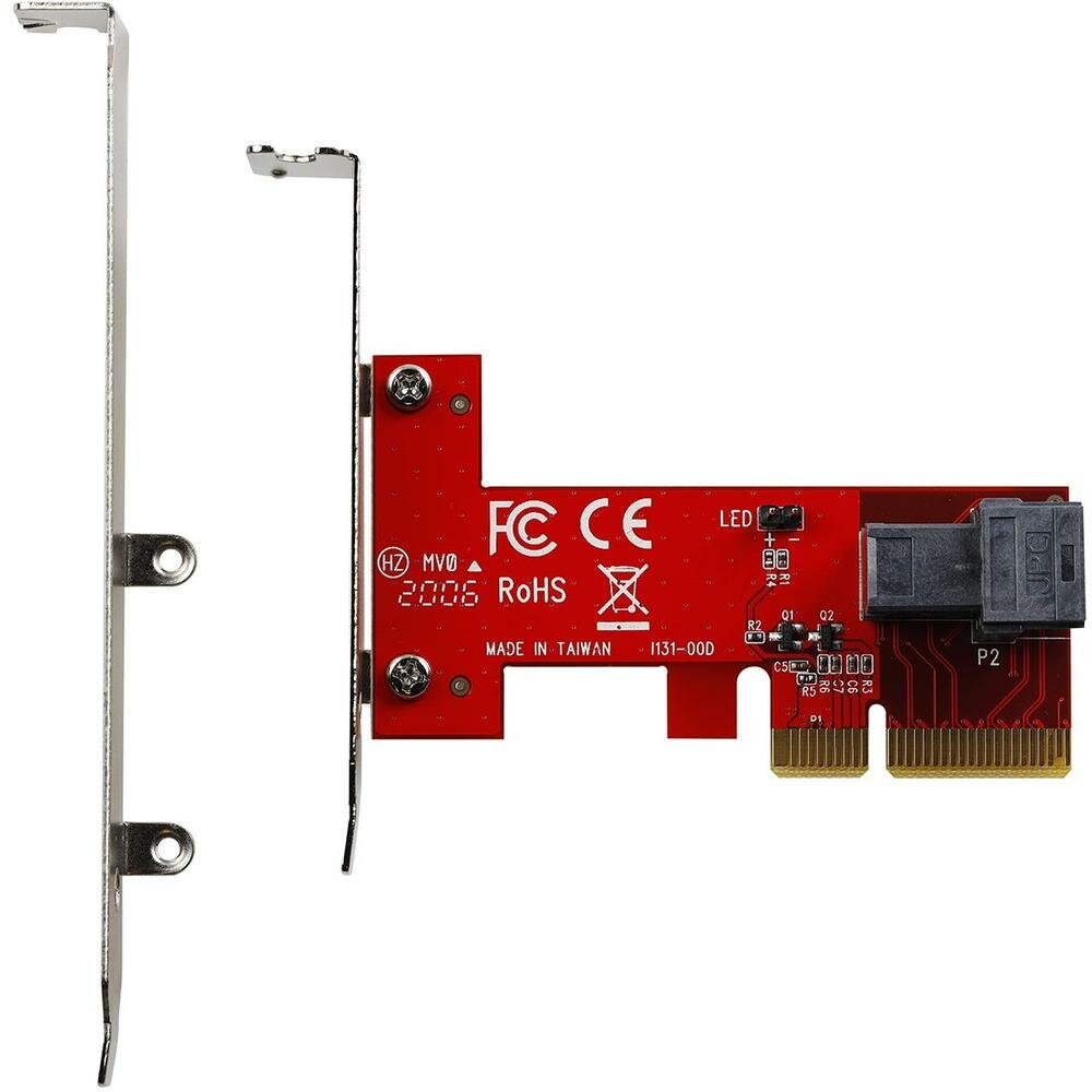 Переходник-конвертер Smartbuy PE-131 для U.2 NVMe SSD в PCIe 4 x4 через miniSAS HD 36P