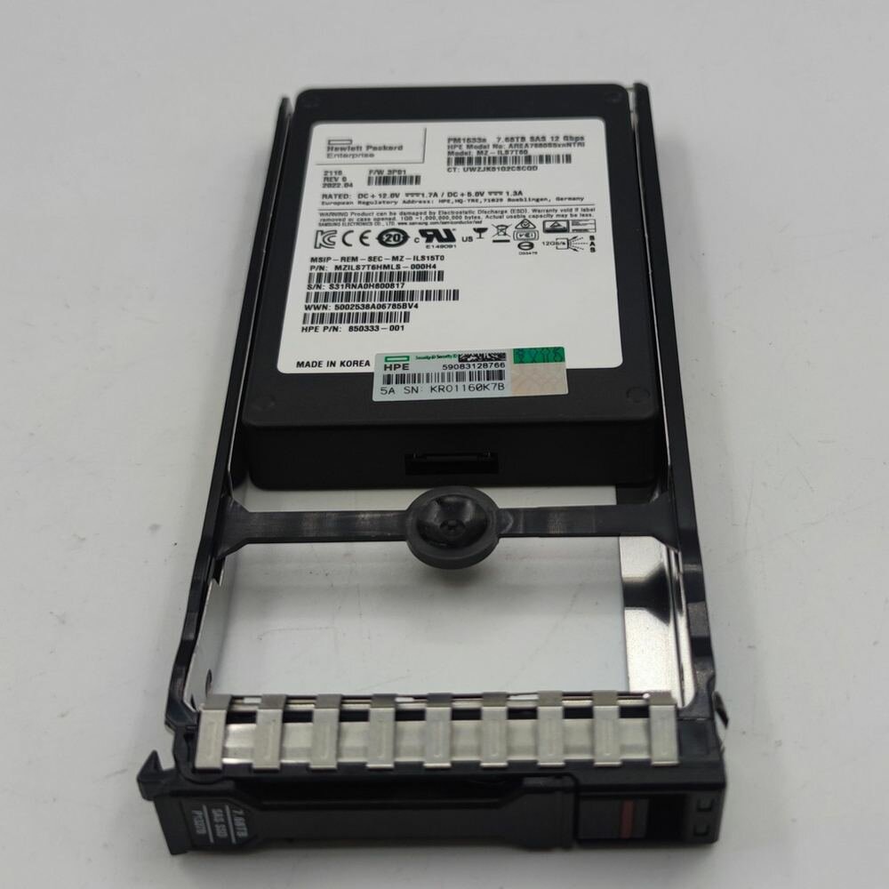 SSD диск mz-ils7t60, 850333-001, Seagate, SAS, 7.68 Тб, 2.5 ОЕМ