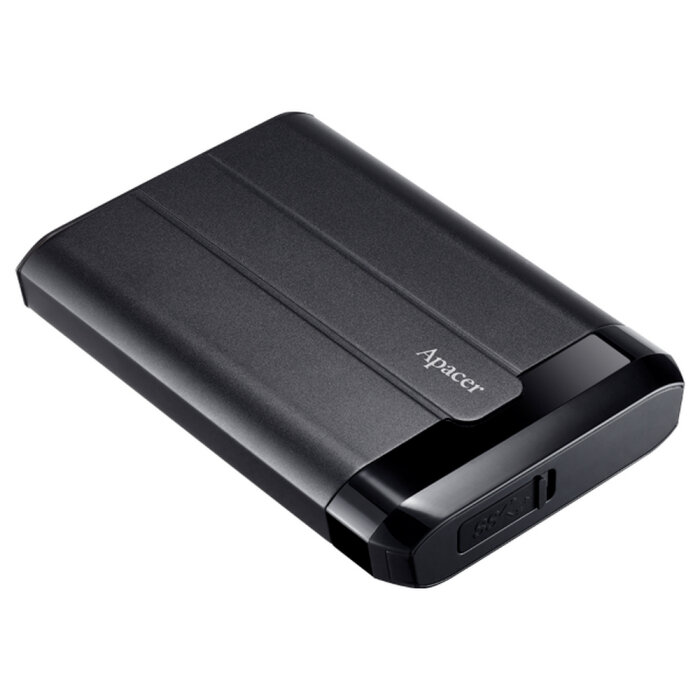 Накопитель APACER 2.5" 2TB Apacer AC732 AP2TBAC732B-1 USB 3.2 Gen 1, Military-Grade Shockproof, Black, RTL