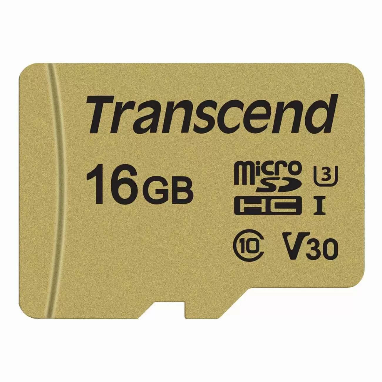 Карта памяти Transcend 500S TS16GUSD500S 16GB